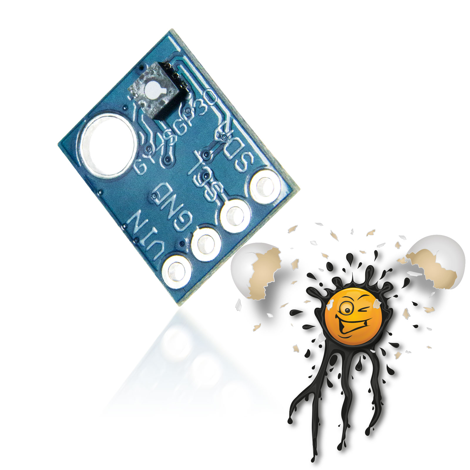 SGP30 GY-SGP30 CO2 I2C SPI Luftqualität- Air- Gas- Sensor – Bild 4