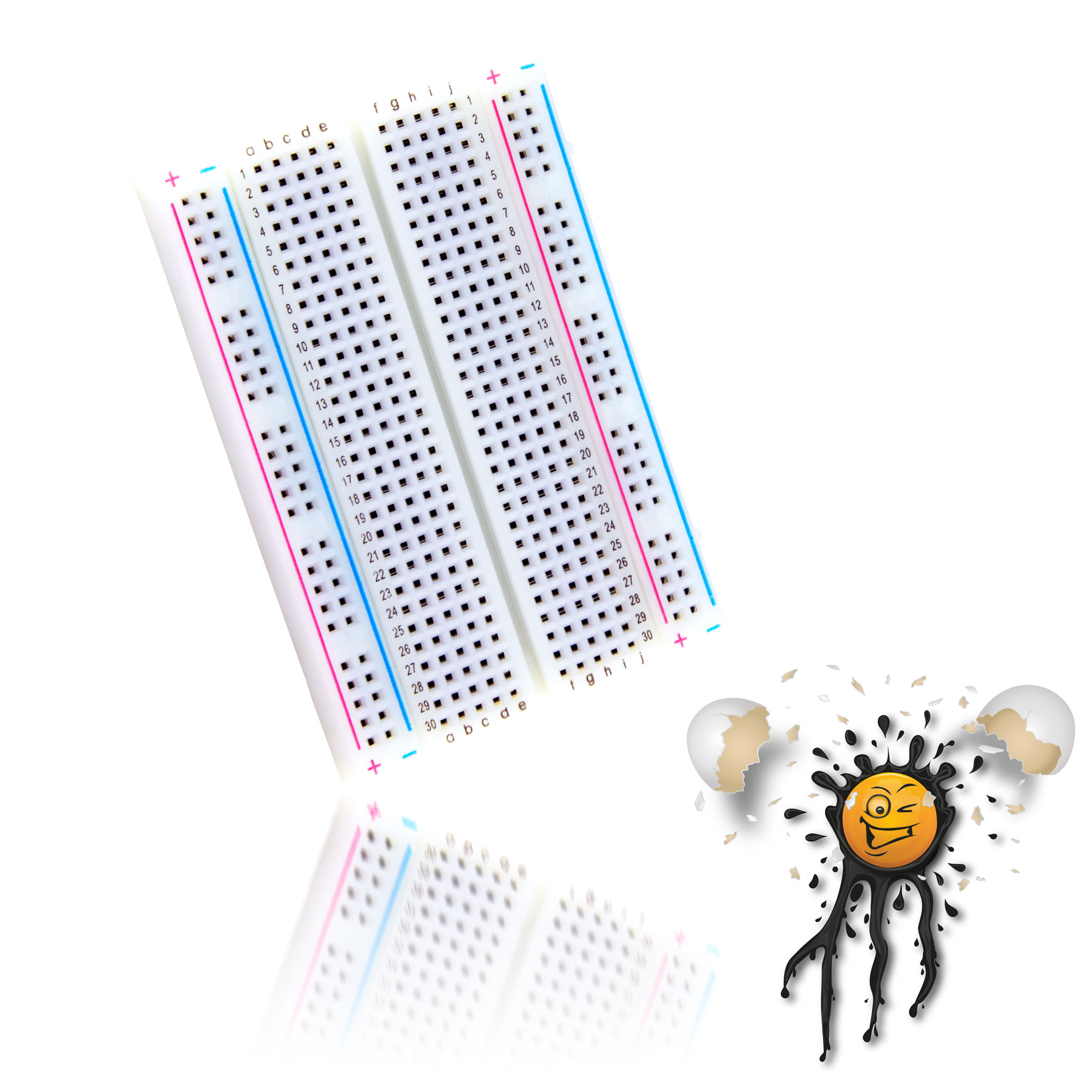 MB102 Arduino IoT ESP8266 Breadboard 400 Power Supply Jumper Kabel Set – Bild 3