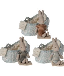 Maileg –  Hase in Tragetasche, klein, verschiedene Varianten