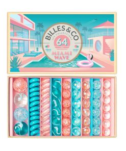 Billes & Co. – Miami Wave, Box 64 Glasmurmeln