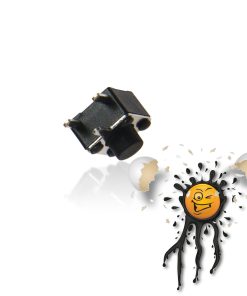 5 Stück Arduino DIY Mini Taster Micro Button Switch 90 Grad 3-polig 4,5 x 4,5 mm x 4,3 mm