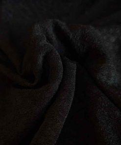Strickstoff leicht fallend, Schwarz – Viskosestrick