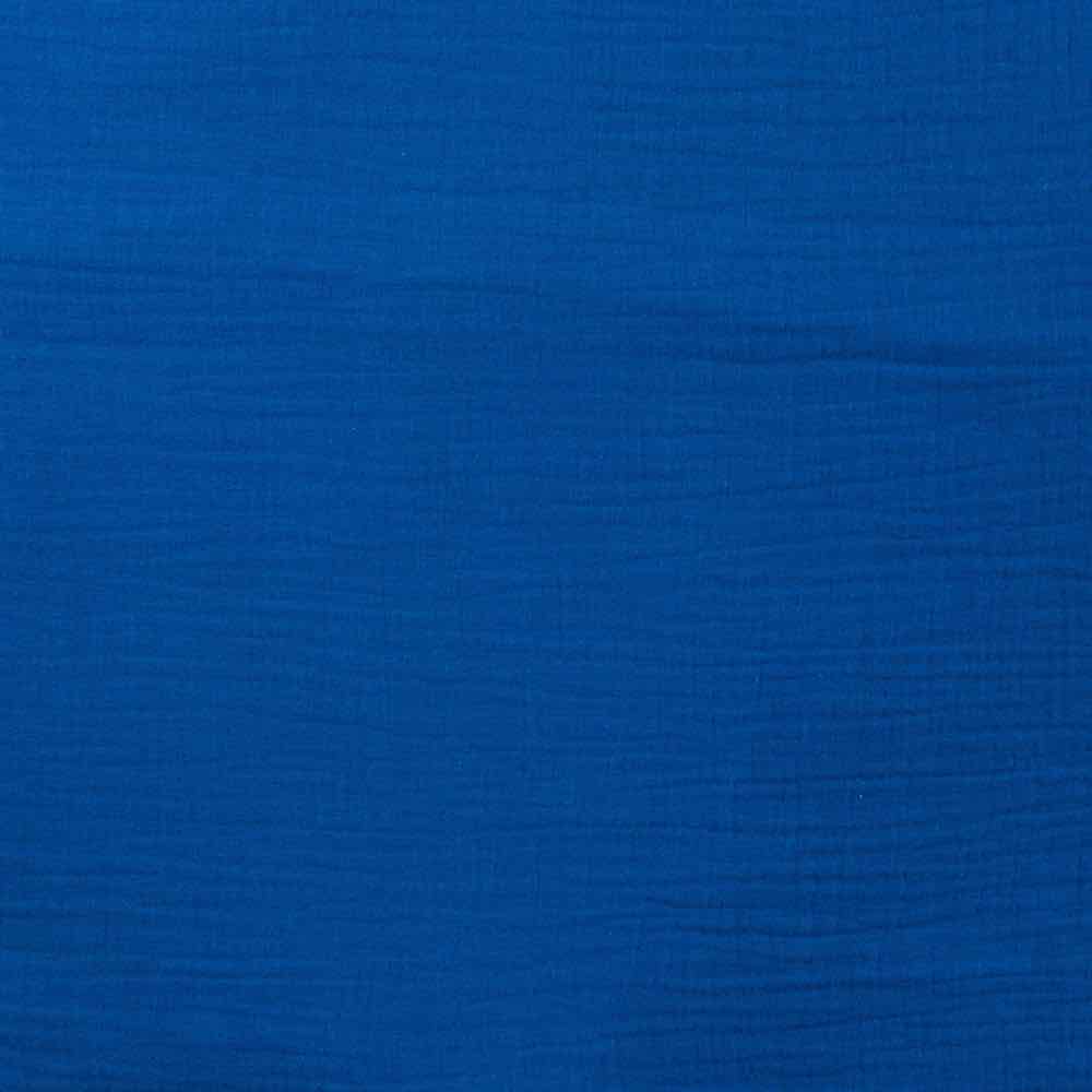 Gauze, Musselin Stoff – unifarben Royalblau – Bild 2