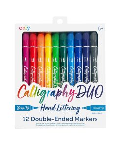 OOLY – Kalligraphie-Duo-Doppelmarker, 12er-Set