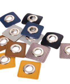 Ösen Patches für Kordeln Lederimitat