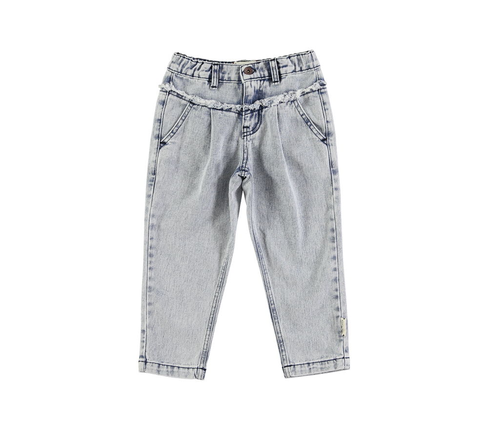 PiuPiuChick – Mom Jeans, washed blue denim