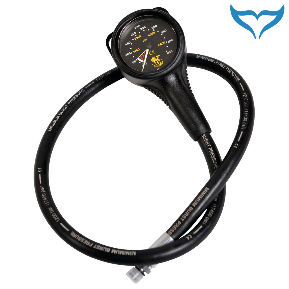 Poseidon Finimeter Cirrus 2009 Black 450 bar Manometer Konsole 5000 PSI Neu – Bild 2