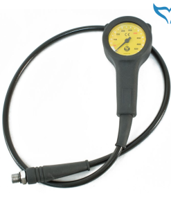 Poseidon Finimeter Cirrus 300 bar Kevlar Schlauch 80 cm Cirrus 450 bar Manometer