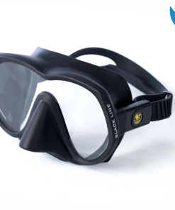 Poseidon Tauchmaske 1-Fenstermaske Phantom Black Line 0720-160 Maske schwarz Neu