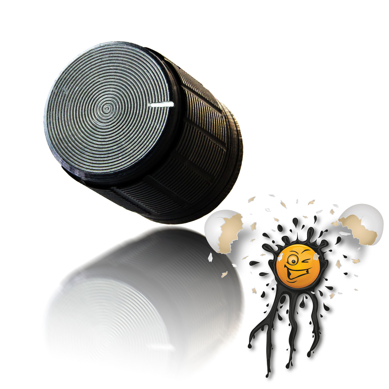 Alu Potentiometer B Type 6/11 mm Drehknopf Stellknopf rotary knob button black