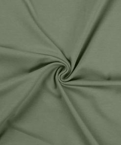 Baumwolljersey, unifarben Pistazie – Organic Cotton