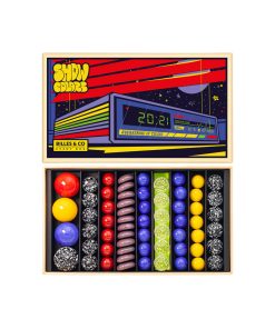 Billes & Co. – Murmeln „Radio Colours“, 66 Glasmurmeln