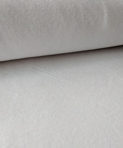 Jersey, Cordoptik, Weiß – Rippenjersey