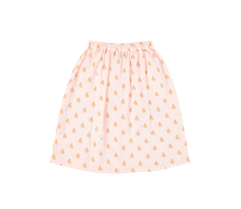 PiuPiuChick – Rock, Blumenmuster, rosé (6J.) – Bild 3