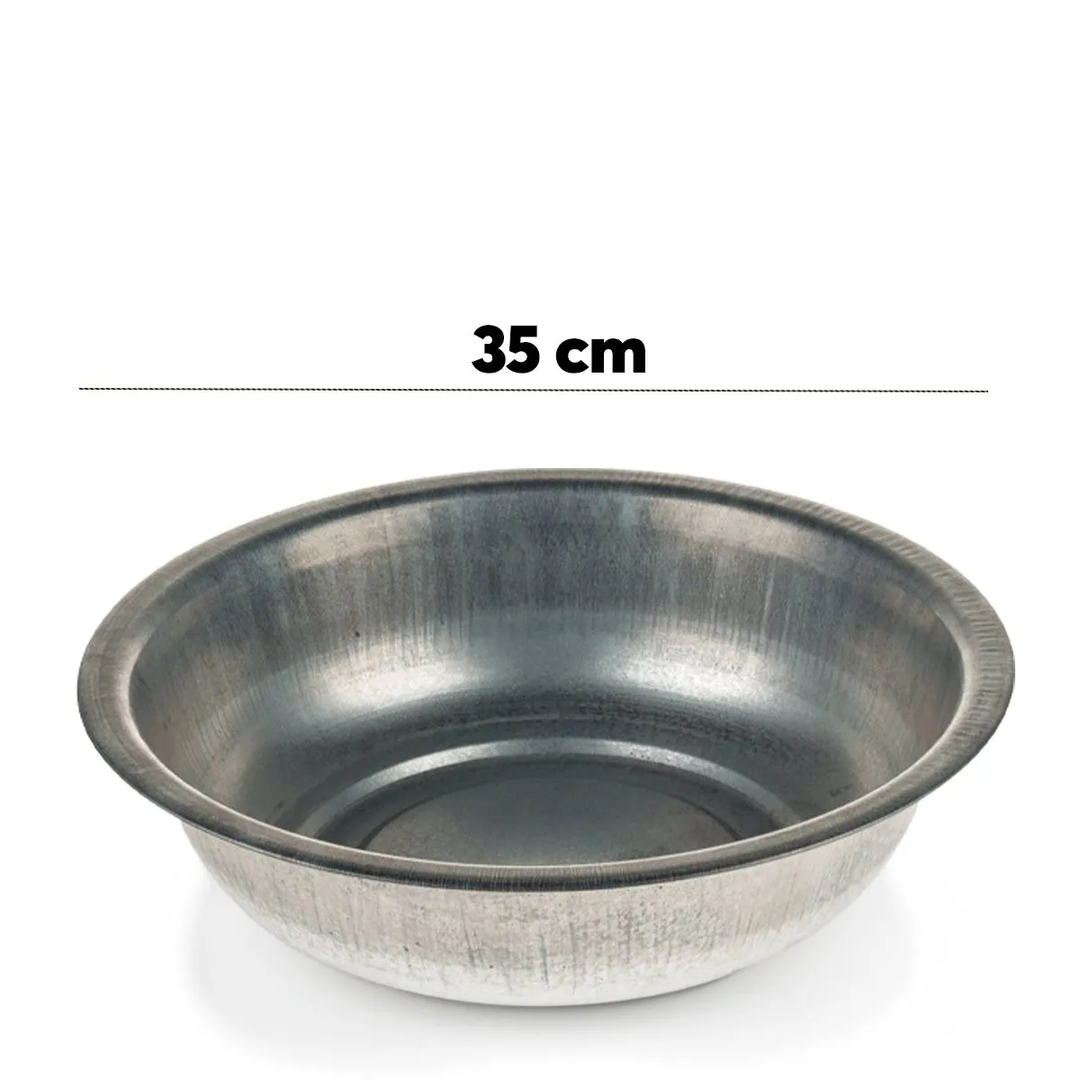 Runde Zinkwannen als Pflanzschalen Metall-Schalen in 2 Größen – Bild 5