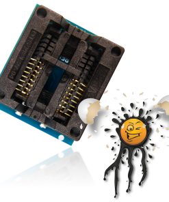 SOIC16 SOP16 To DIP8 OTS28-1.27 300mil wide body seat Programmer Adapter 1.27Pitch