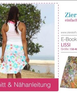 Rock mit Teilungsnähten “LISSI”, Gr. 158 – Damengr. 46 [Digital]