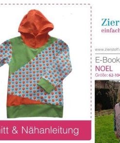 Hoodie, Kapuzensweatshirt “NOEL”, Gr. 62 – 104 [Digital]