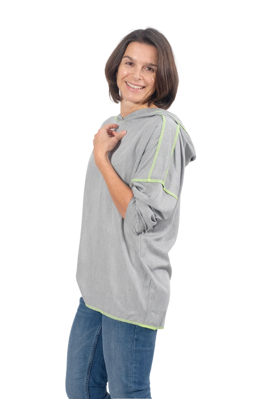 Kapuzenshirt “ANIELA”, Gr. 158 – Damengr. 46 – Bild 7