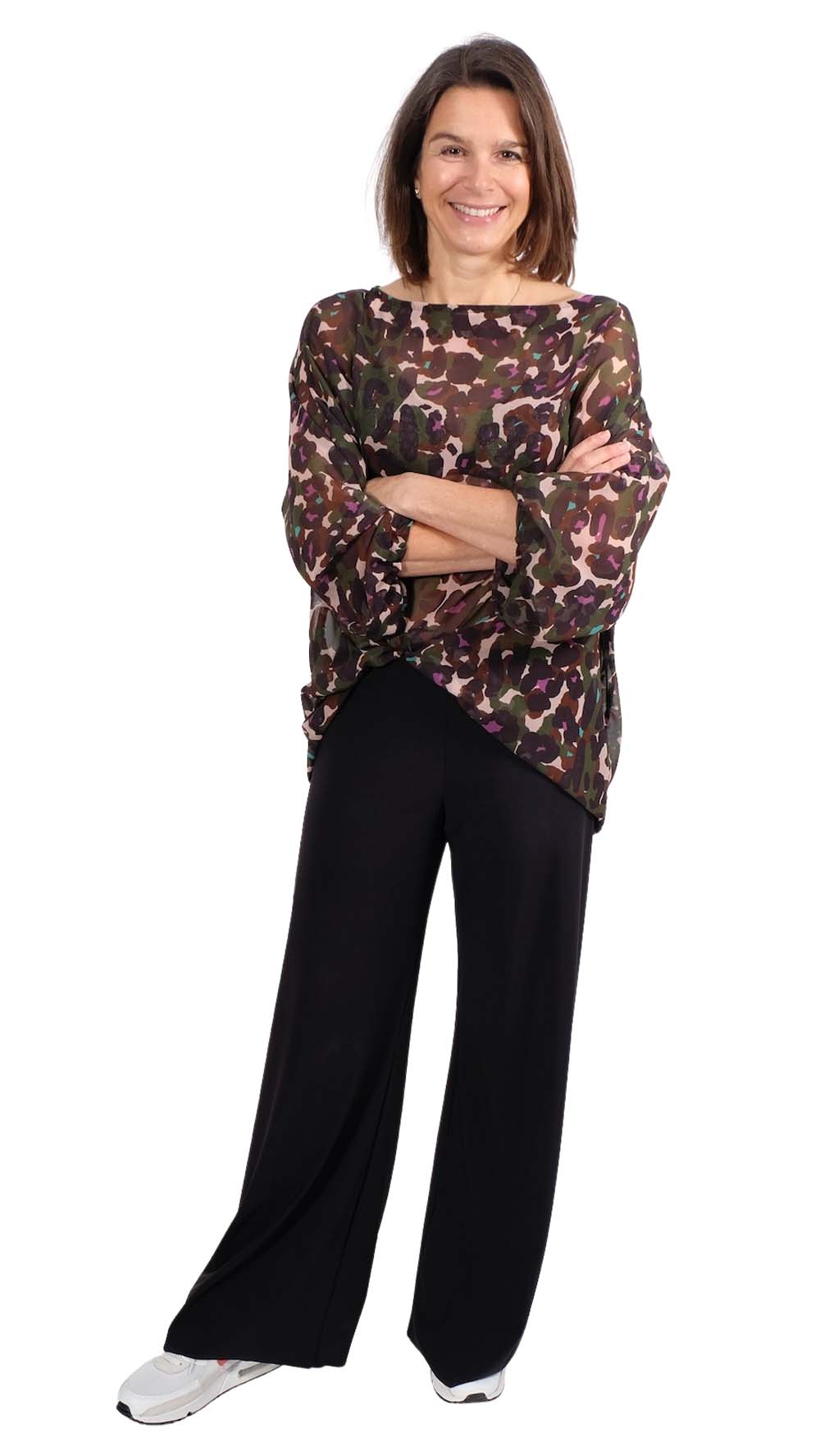 Mischgewebe, Slinky Jersey – extra leicht, unifarben Petrol – Bild 4