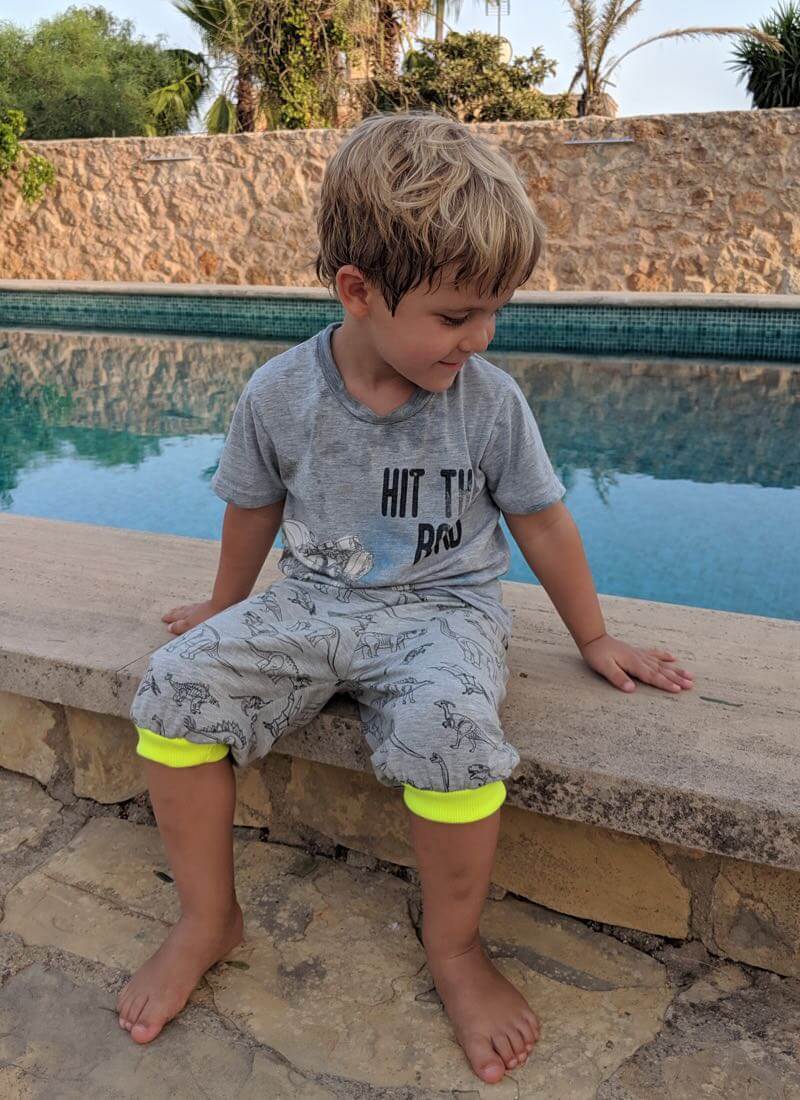 Bündchenware, rundgestrickte Schlauchware, unifarben Neon-Gelb – Bild 6