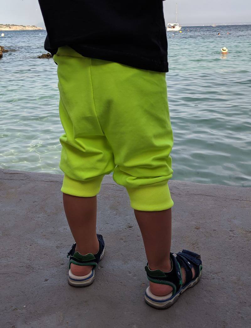 Bündchenware, rundgestrickte Schlauchware, unifarben Neon-Gelb – Bild 8