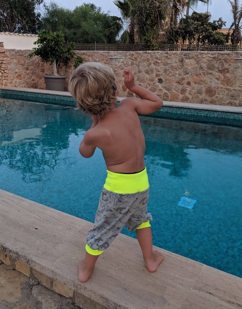 Bündchenware, rundgestrickte Schlauchware, unifarben Neon-Gelb – Bild 7