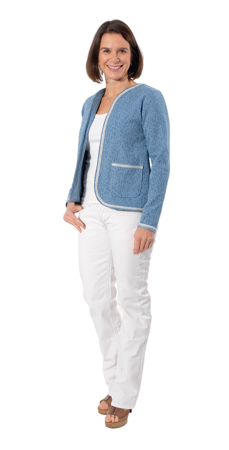 Denim Baumwoll Stoff, Jeansstoff, Jeans Blau – Bild 7