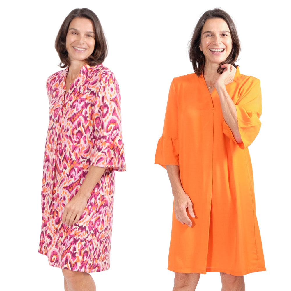 PAPIERSCHNITTMUSTER, Kleid mit Stegkragen “JAINA”, Gr. 158 – Damengr. 46