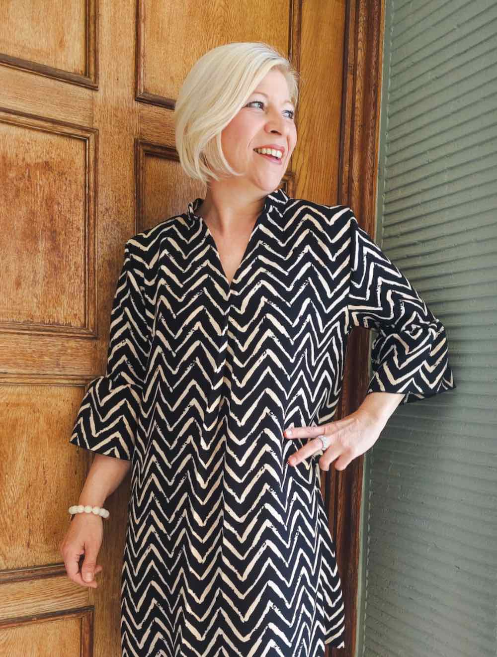 PAPIERSCHNITTMUSTER, Kleid mit Stegkragen “JAINA”, Gr. 158 – Damengr. 46 – Bild 9