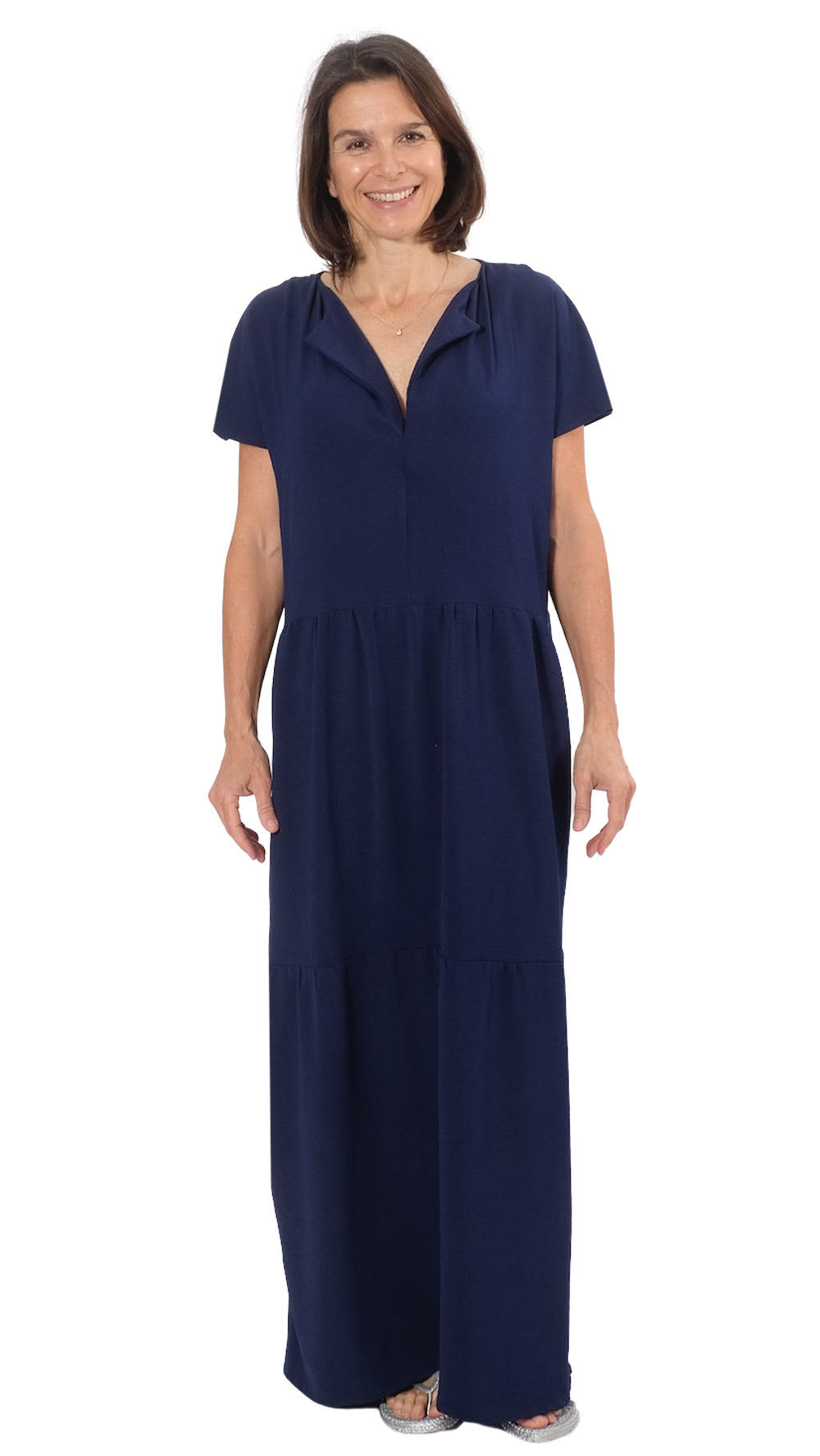 Viskosejersey, Tricot de Luxe – Marine – Bild 4