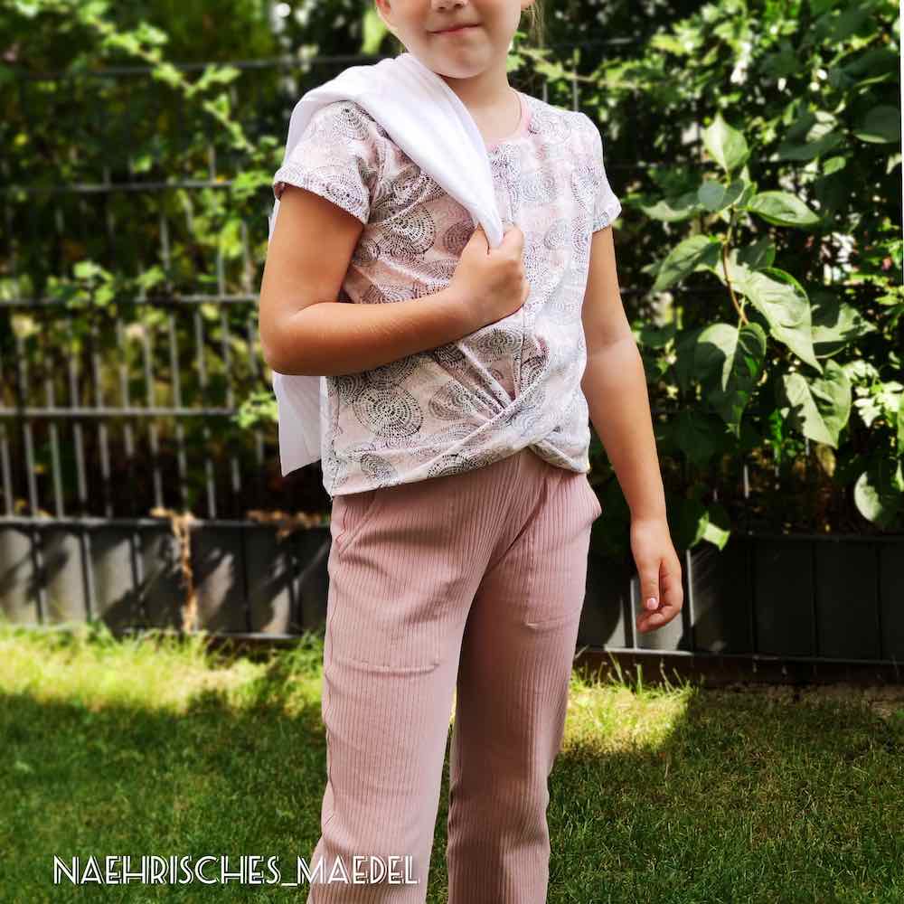 Jersey, weicher Rippenjersey Ecru – Bild 4