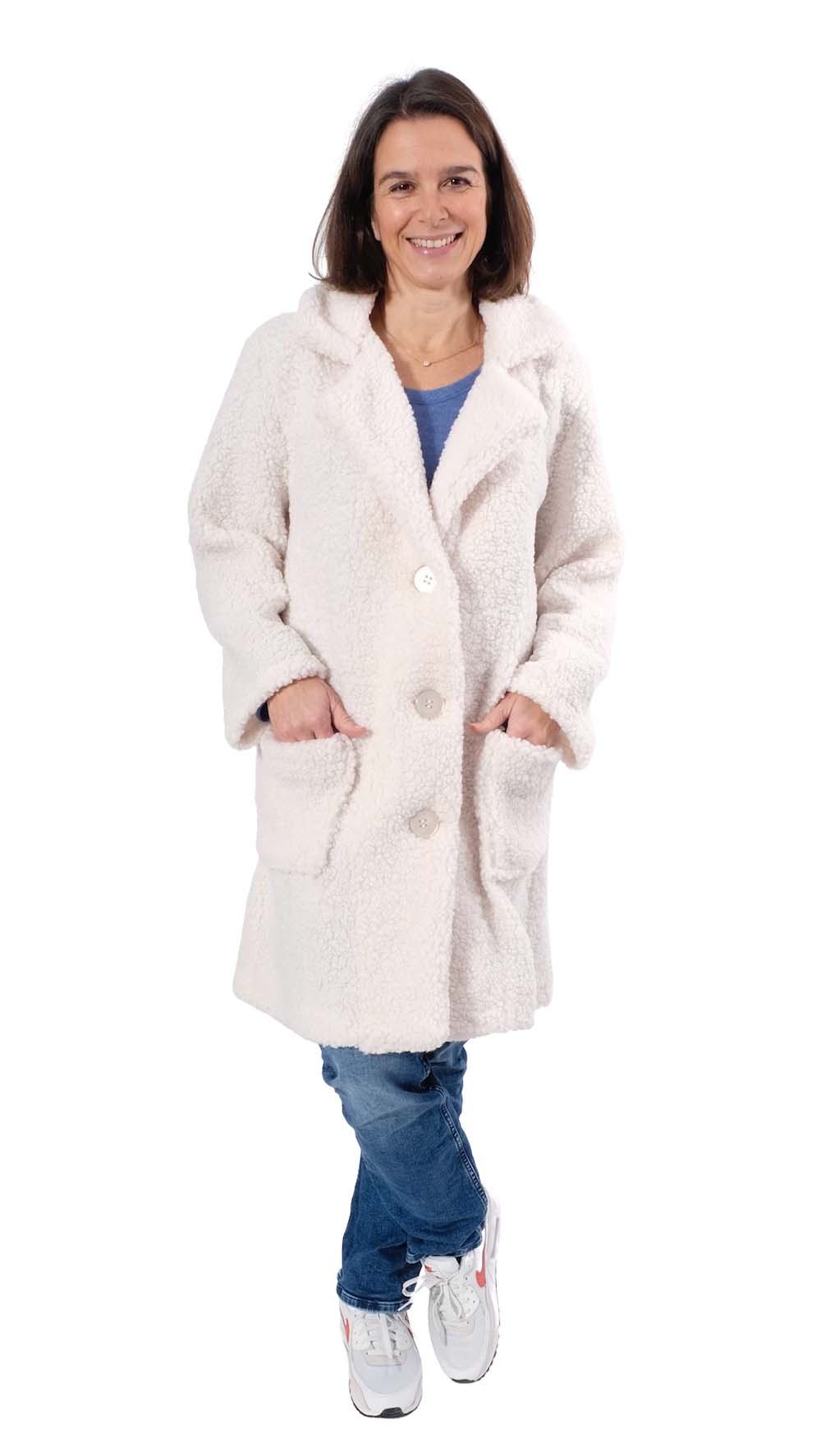 Teddystoff, Leo Print, weich und kuschelig – Braun / Schwarz – Bild 8