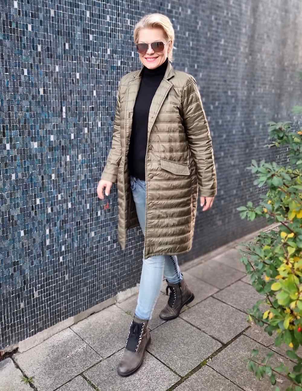 Stepper – Steppstoff, Mantelstoff, Rosa unifarben – Bild 7