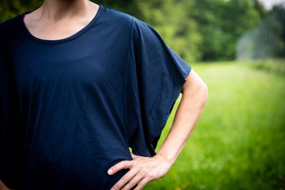 Viskosejersey, Tricot de Luxe – Marine – Bild 3