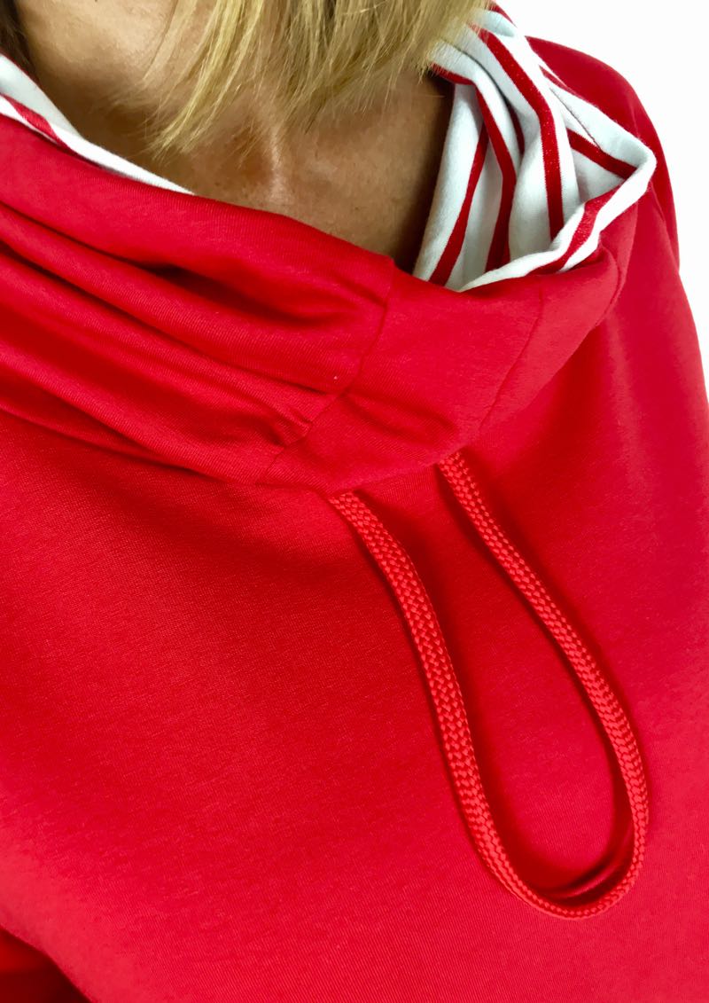 French Terry Stoff – Sommersweat, Rot – Bild 5