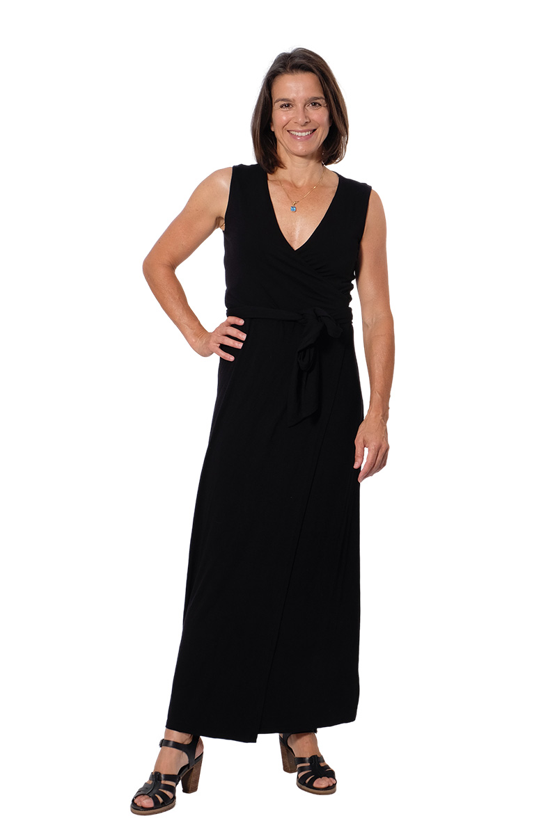 Modal French Terry, unifarben Schwarz – Bild 3