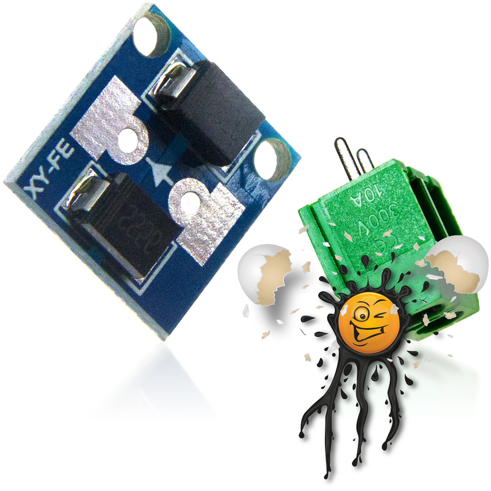 Arduino XY-FE Schottky Anti- Reverse Rückfallspannung dual SS56 Set – Bild 2