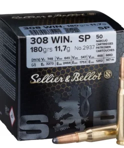 Sellier & Bellot .308 Win. Teilmantel 11,7g / 180 grs. Munition