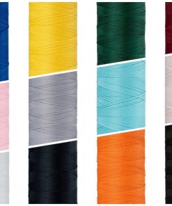 Elastisches Seraflex Nähgarn, 2 Rollen á 130 m – unifarben