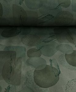 Softshell, weich gezeichnete Kreise auf Grün