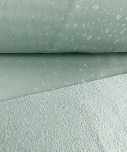 Softshell, Regentropfen auf Mint