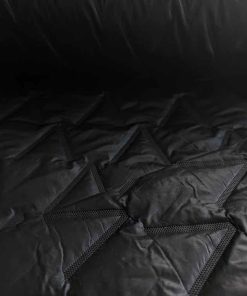 Stepper – Steppstoff, Mantelstoff, unifarben, Schwarz