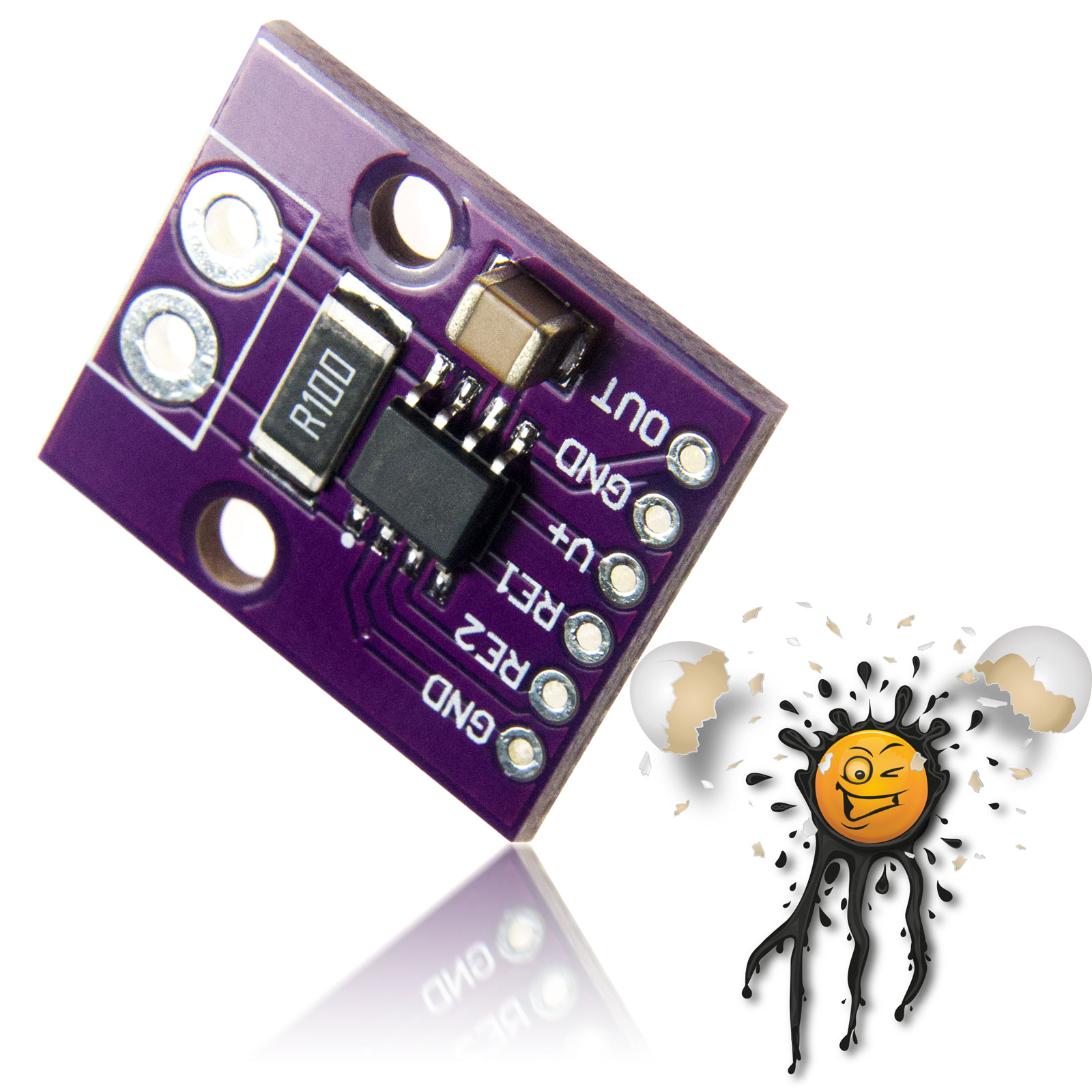 INA282 Strom Current Leistungs Power 2,7V-18V ADC Sensor Modul – Bild 3