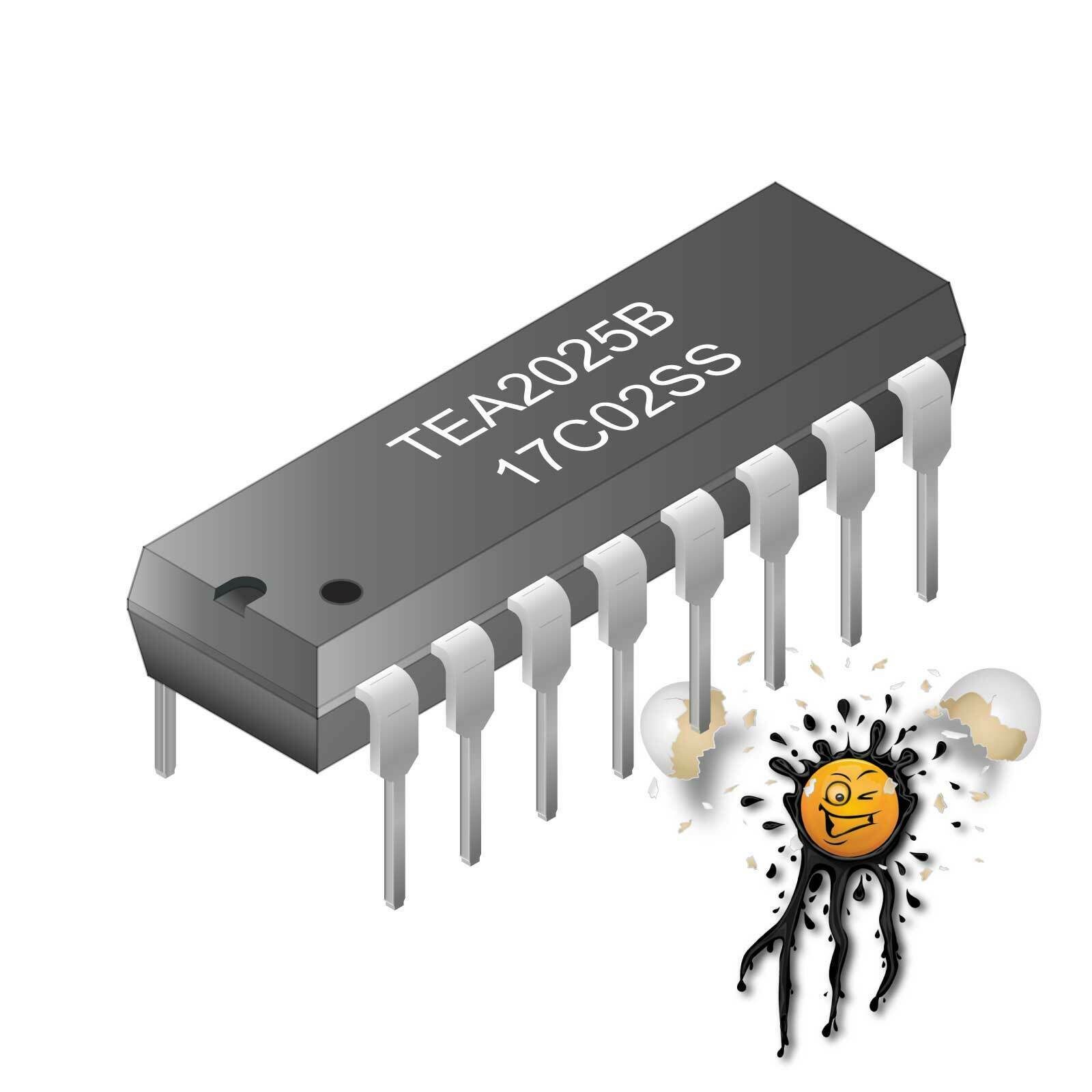 Stereo IC aktiv Stereo Controller TEA2025