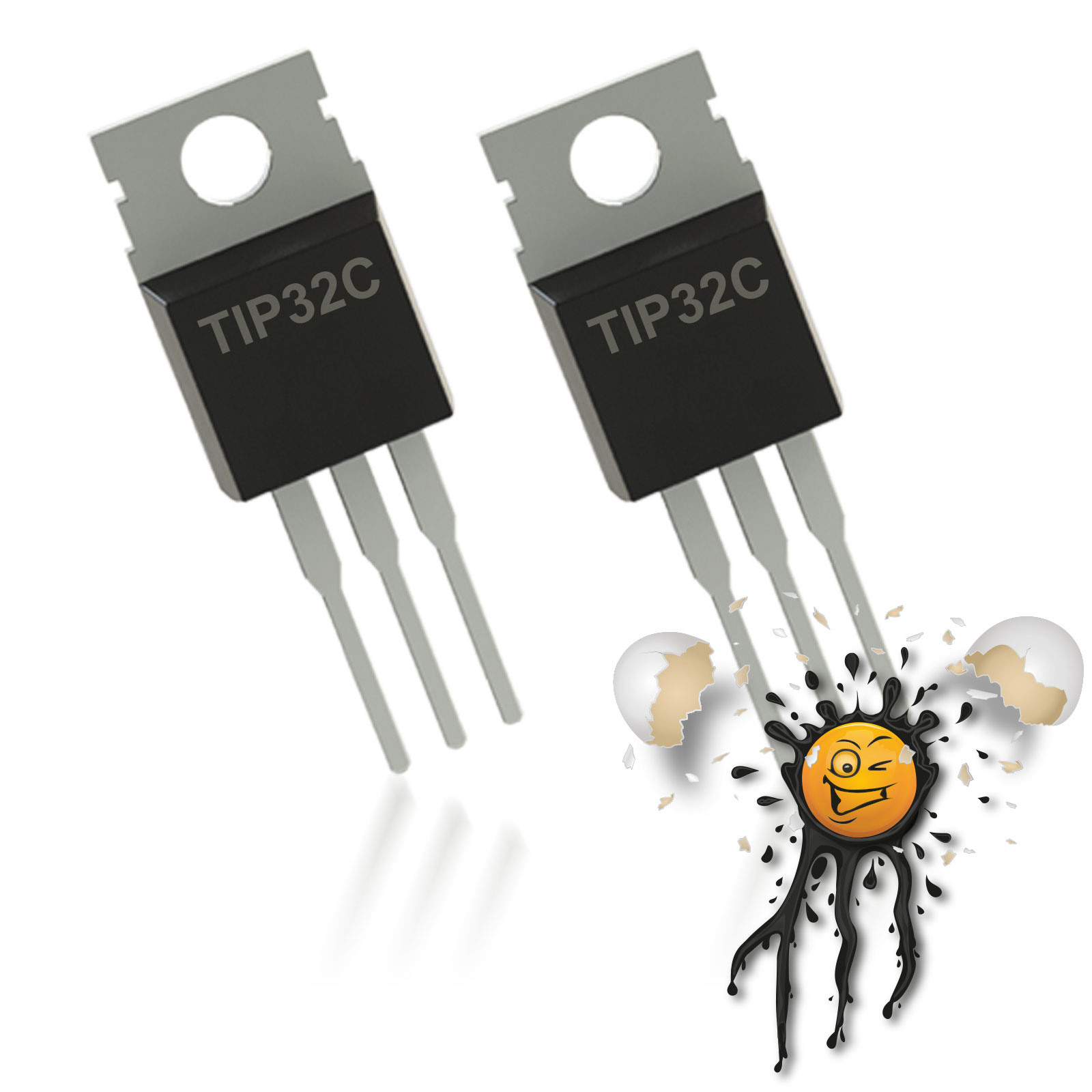 2 Stück TIP32C PNP Bipolar Power Transistor TO-220