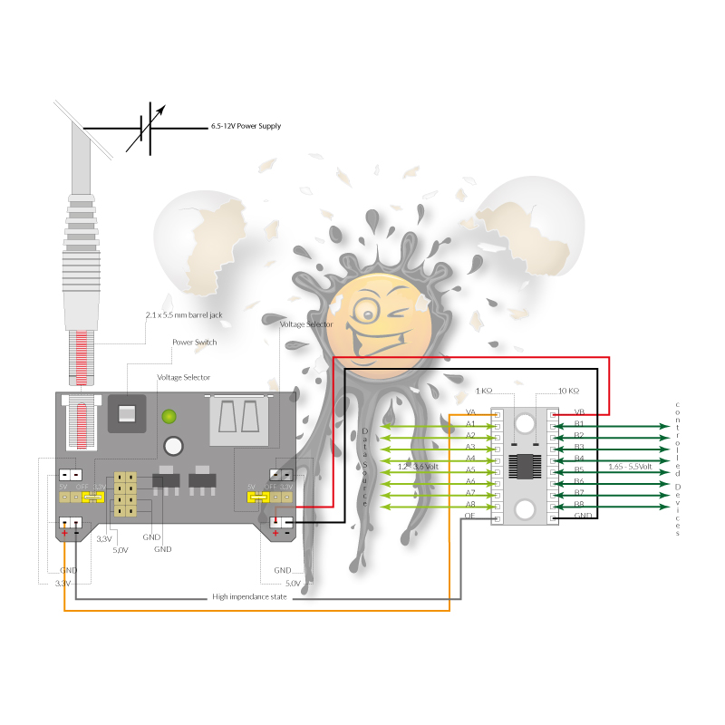8 Kanal Channel Logik Level Konverter – Bild 3