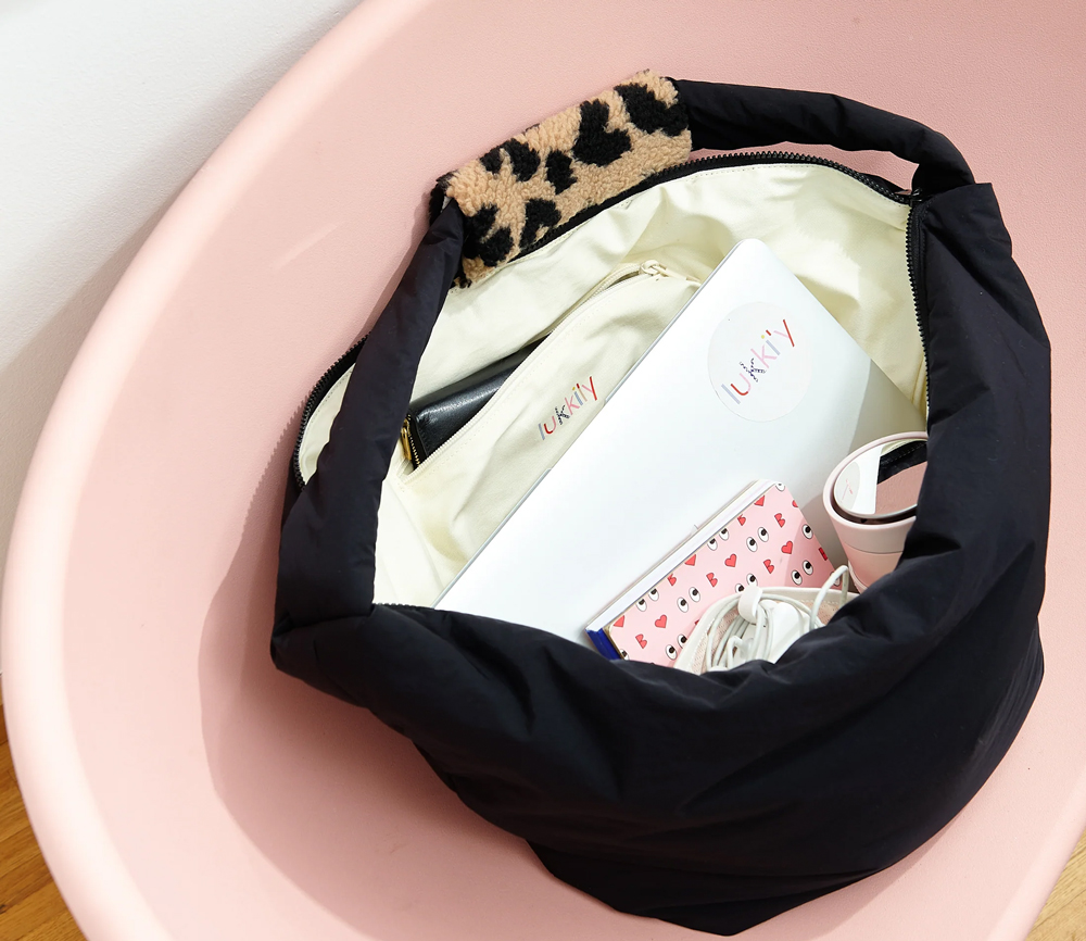 LUKKILY – MOM BAG | LUKKILY BAG #2 | BLACK / LEO – Bild 3