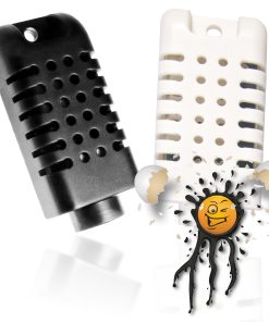 2 x Sensorgehäuse Temperatur Luftfeuchtigkeit Humidity Luftqualität