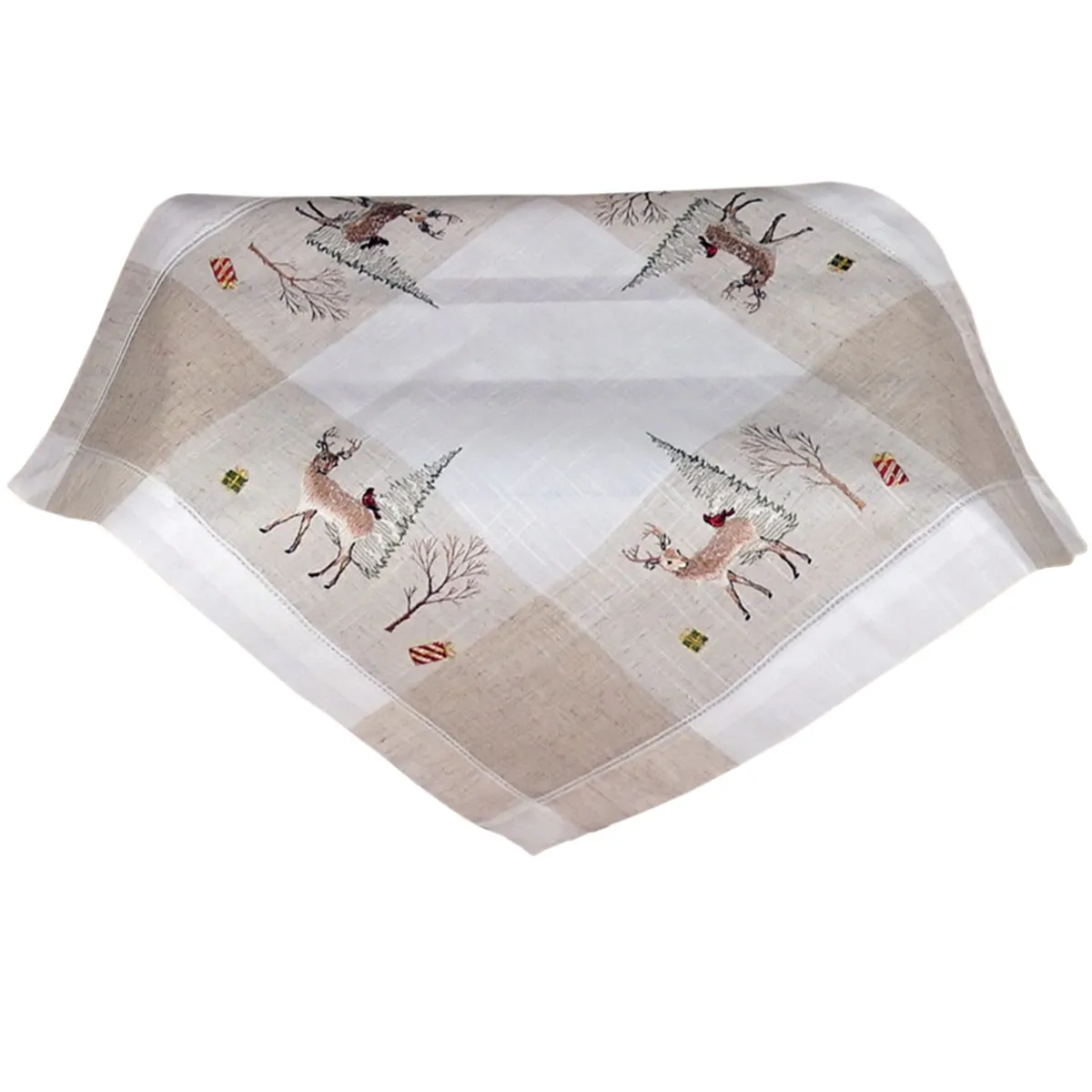 Tischdecken winterlich bestickt – Bild 7